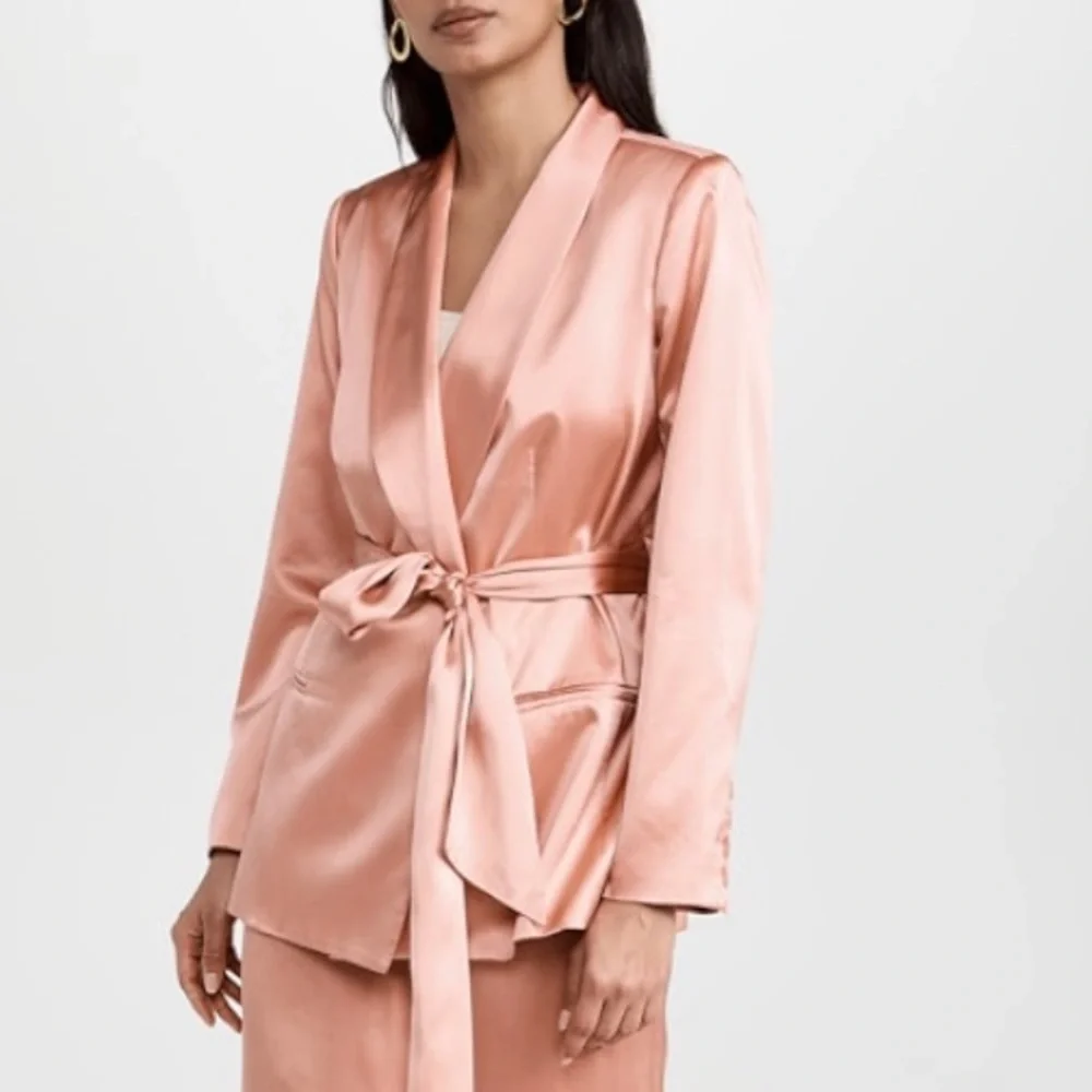 L'Agence Everly Shawl Wrap Blazer - Picture 10 of 12